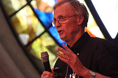 Rev. David Bos of KSPH speaking at the Presbyterian Seminar for Single Payer Health Care and HR 676 in Pasadena