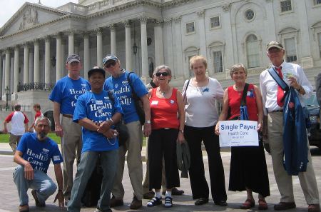 Kentucky Single Payer group at the U.S. Capitol