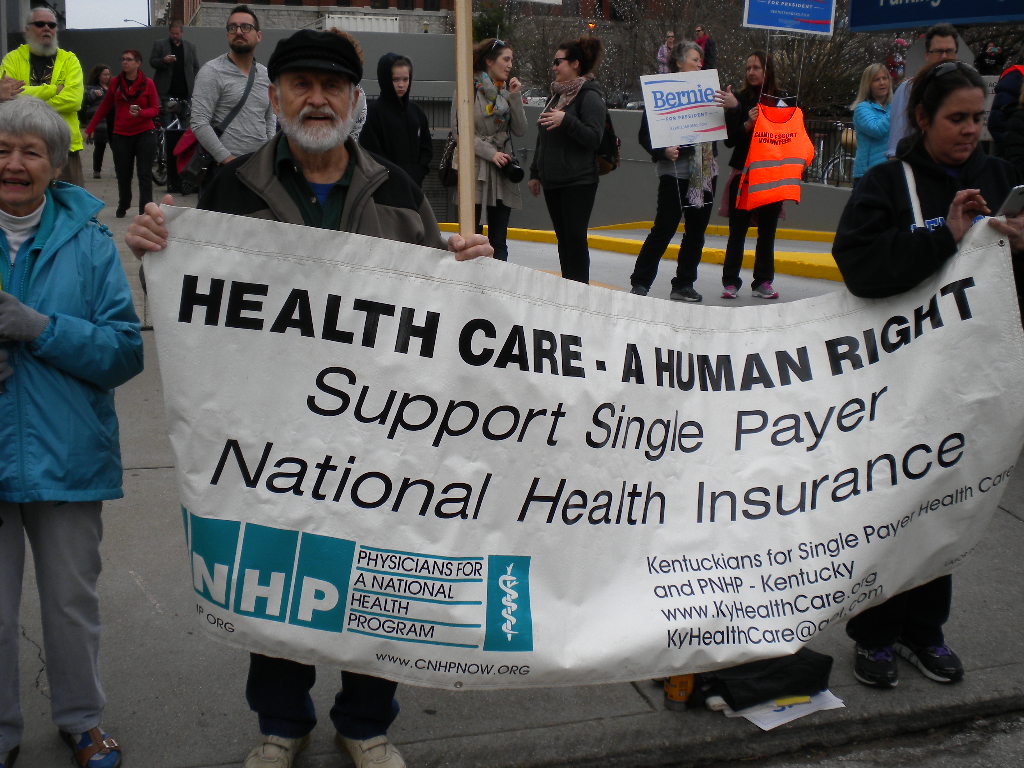Banner of Kentuckians for Single Payer Health Care