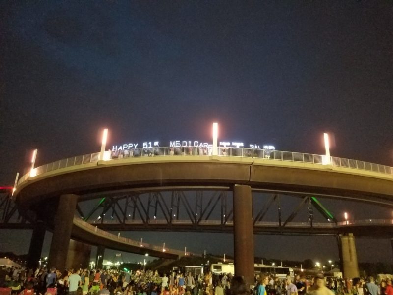 Lights on the Big Four Bridge